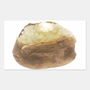 Baked Potato Rectangular Sticker