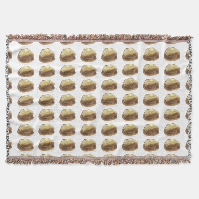 Baked Potato Throw Blanket (Front)