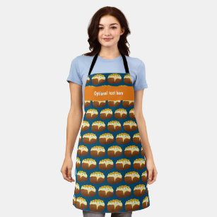 Baked Spud - Potato in its Jacket and Your Name Apron