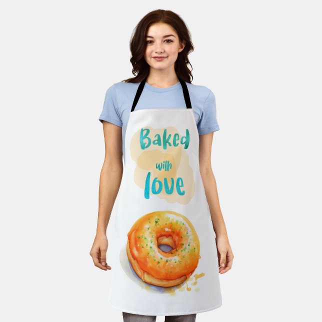 Baked With Love Apron (Worn)