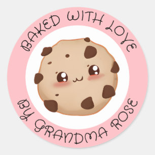 Baked with Love by   Personalised Food Labels