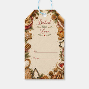 Baked With Love Christmas Gift Tag