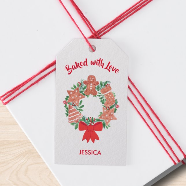 Baked With Love Christmas Gift Tags (Creator Uploaded)