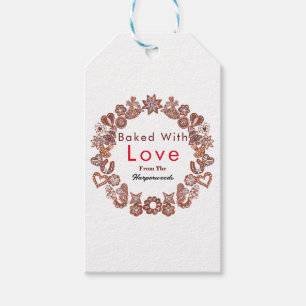 Baked with Love - Elegant Christmas Family Gift Tags