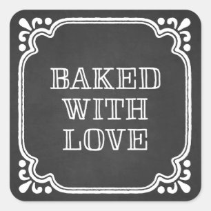 Baked with Love Holiday Baked Goods Stickers