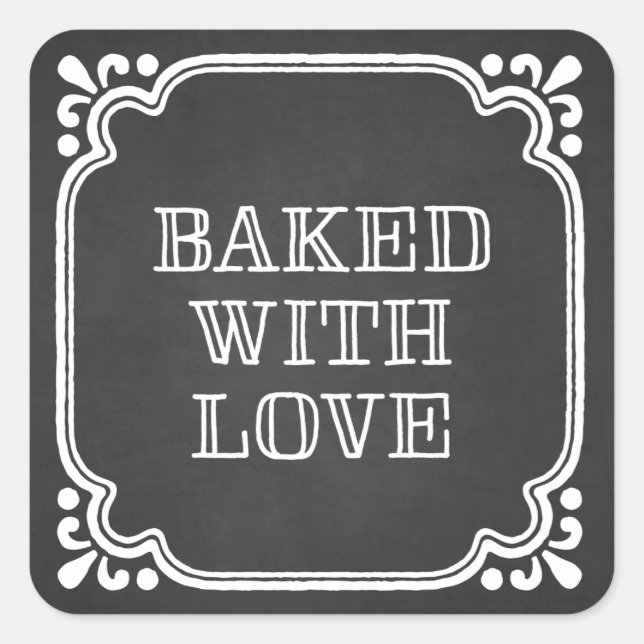 Baked with Love | Holiday Baked Goods Stickers (Front)