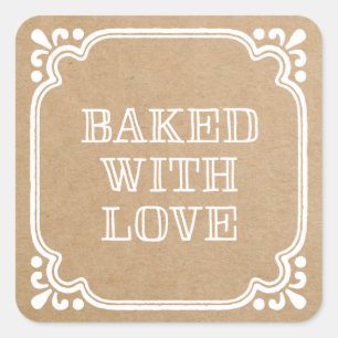 Baked with Love   Holiday Baked Goods Stickers