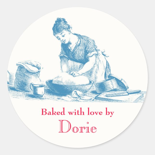 Baked with Love Stickers (Front)