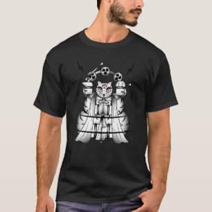 Bakeneko With Raijin Drums Japanese Monster Cat Ha T-Shirt