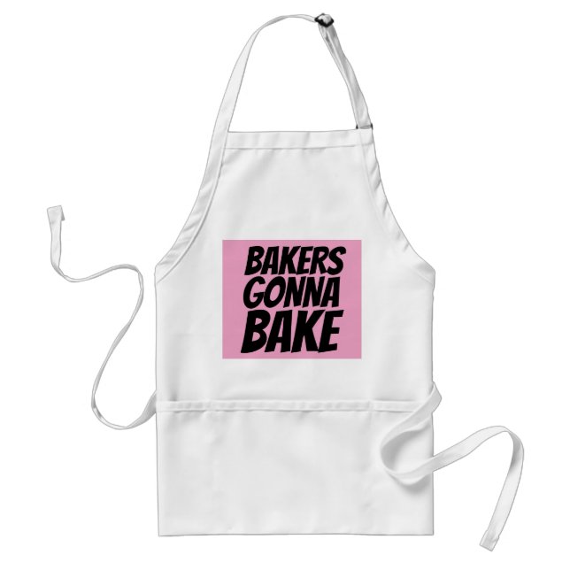 BAKER APRONS, BAKERS GONNA BAKE STANDARD APRON (Front)