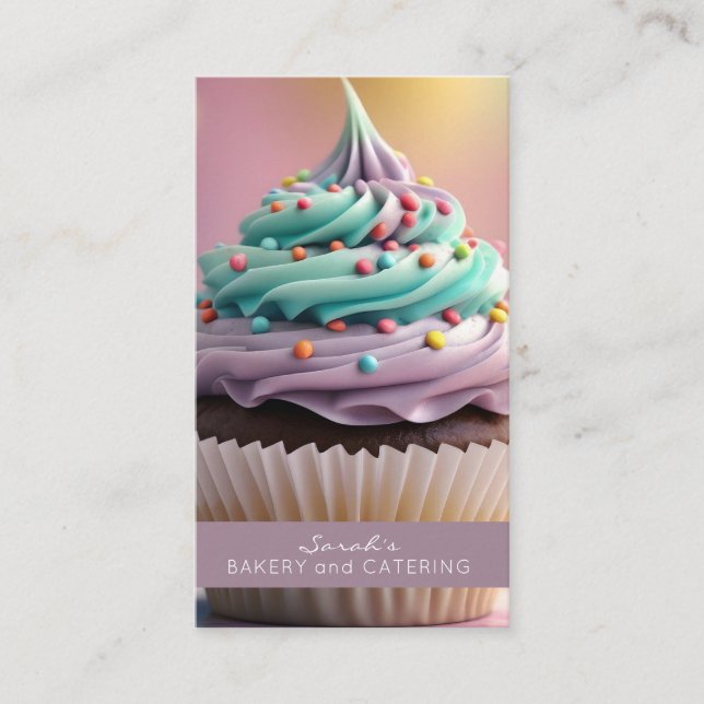 Baker Bakery Business Cards (Front)