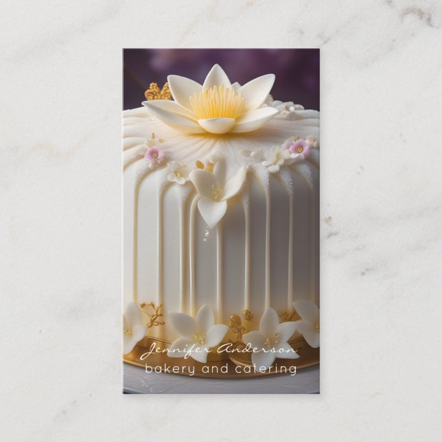 Baker Bakery Business Cards (Front)