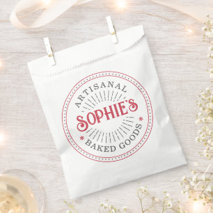 Baker Bakery Pastry Chef Catering Favour Bags