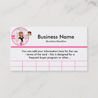 Baker/Bakery/Pastry Chef (D1) Frequent Buyer Cards