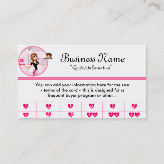 Baker/Bakery/Pastry Chef (D2) Frequent Buyer Cards