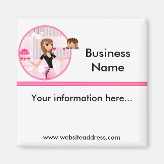 Baker/Bakery/Pastry Chef Frig Magnet Design 1
