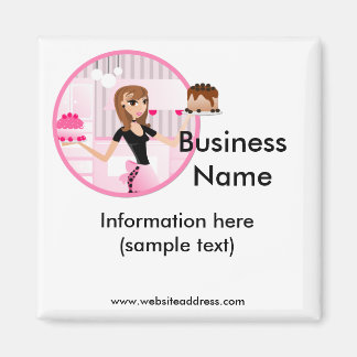 Baker/Bakery/Pastry Chef Frig Magnet Design 2