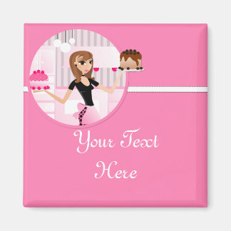 Baker/Bakery/Pastry Chef Frig Magnet Design 3