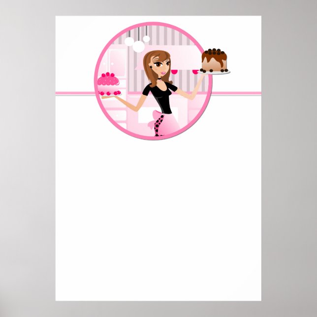 Baker/Bakery/Pastry Chef Poster 5 (Front)