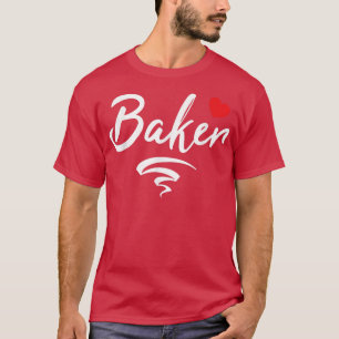 Baker Baking Oven Lover Bakery Apprentice Master T-Shirt