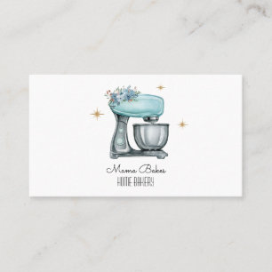 Baker Baking Watercolor Pastry Chef  Business Card