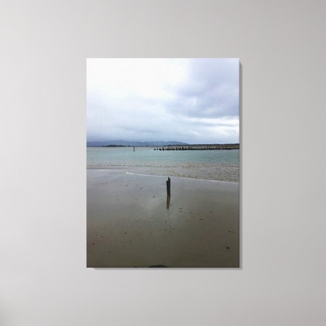 Baker Bay, Cape Disappointment, Washington Canvas Print (Front)