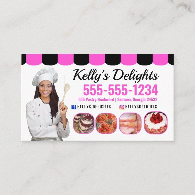 Baker Business Card (Front)