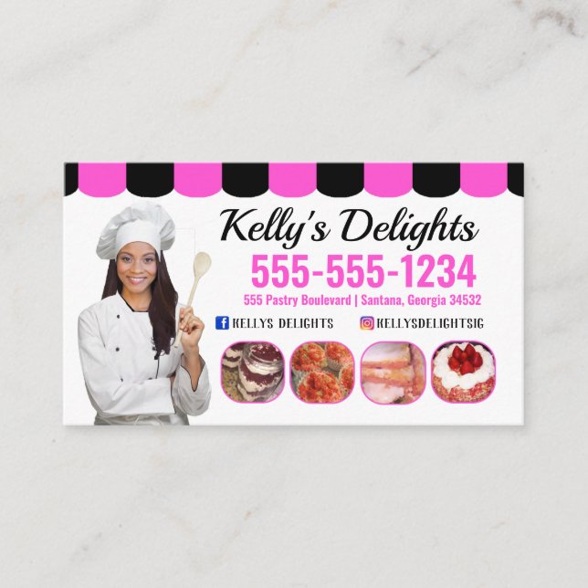 Baker Business Card (Front)
