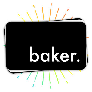 baker. business card