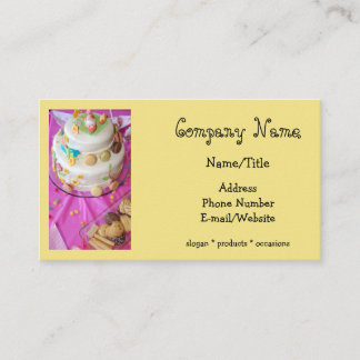 Baker/Cake Decorator Business Card
