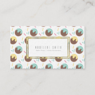 Baker Cake Pops Cake Decorator Business Card