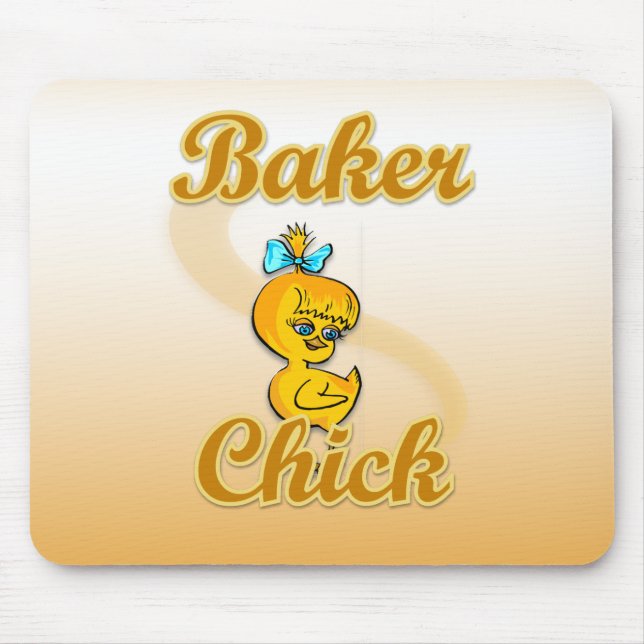 Baker Chick Mouse Mat (Front)