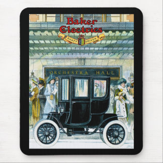 Baker Electric Cars - Vintage Ad Mouse Mat