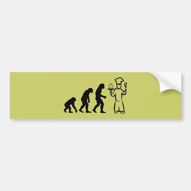 Baker Evolution Bumper Sticker (Front)