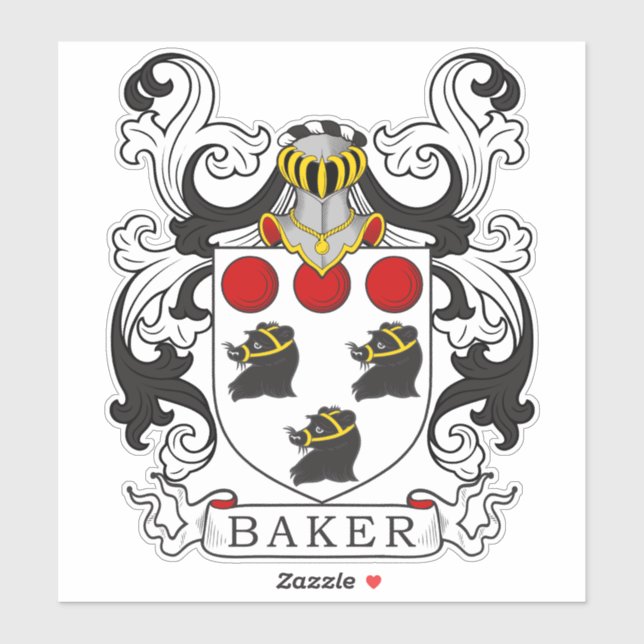 Baker Family Crest (Sheet)