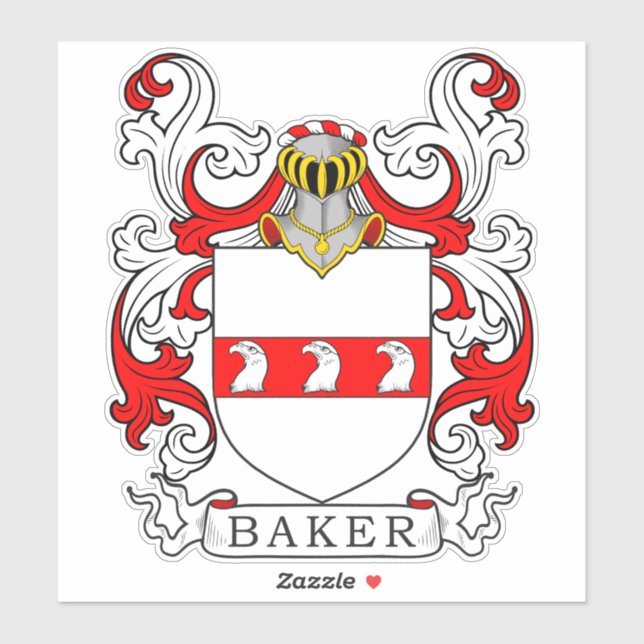 Baker Family Crest (Sheet)