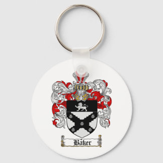 BAKER FAMILY CREST -  BAKER COAT OF ARMS KEY RING