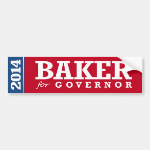 BAKER FOR GOVERNOR 2014 BUMPER STICKER
