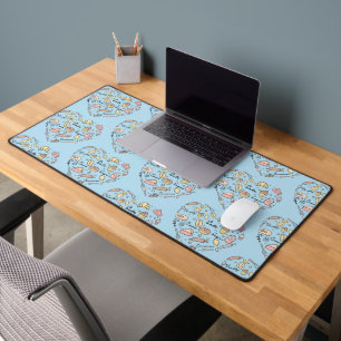 Baker Heart Funny Bakery Baking Pastry Chef Desk Mat