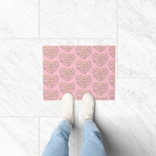 Baker Heart Funny Bakery Baking Pastry Chef Doormat