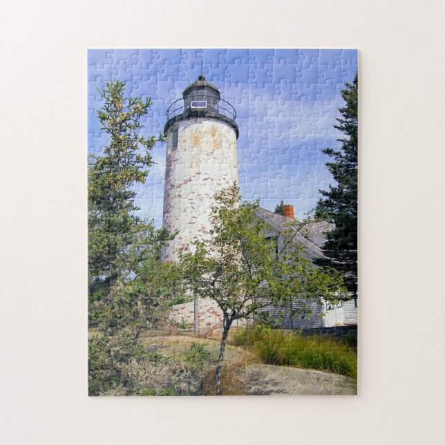 Baker Island Lighthouse, Maine Jigsaw Puzzle (Vertical)