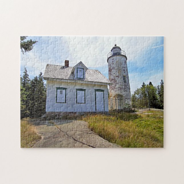 Baker Island Lighthouse, Maine Jigsaw Puzzle (Horizontal)