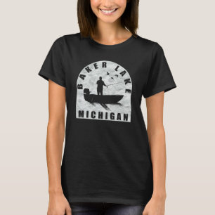 Baker Lake Fishing Michigan T-Shirt