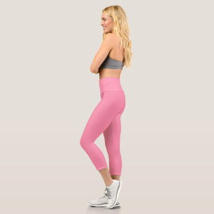 Baker-Miller pink (solid colour) Capri Leggings