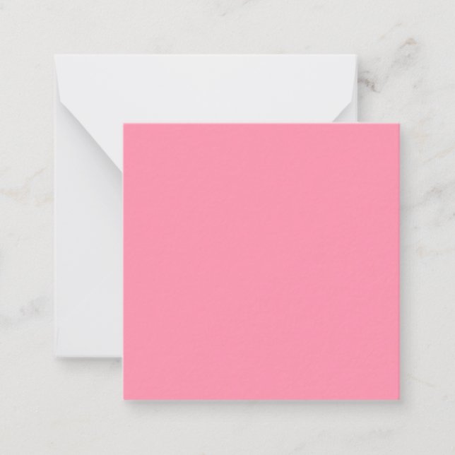 Baker-Miller Pink Solid Colour Card (Front)