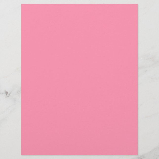 Baker-Miller pink (solid colour)  Custom Letterhead (Front)