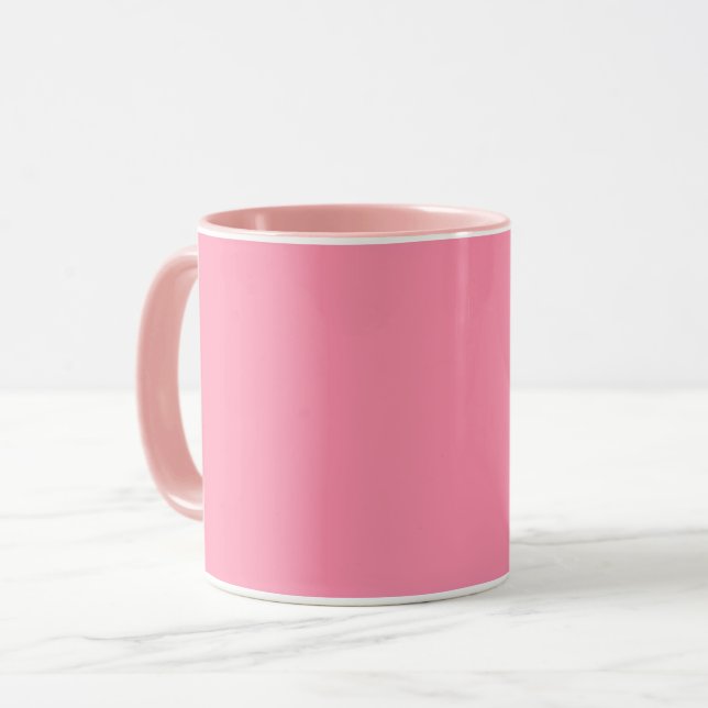Baker-Miller pink (solid colour) Mug (Front Left)