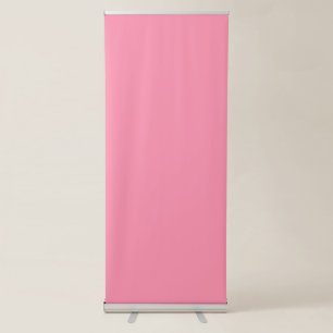 Baker-Miller pink (solid colour) Retractable Banner