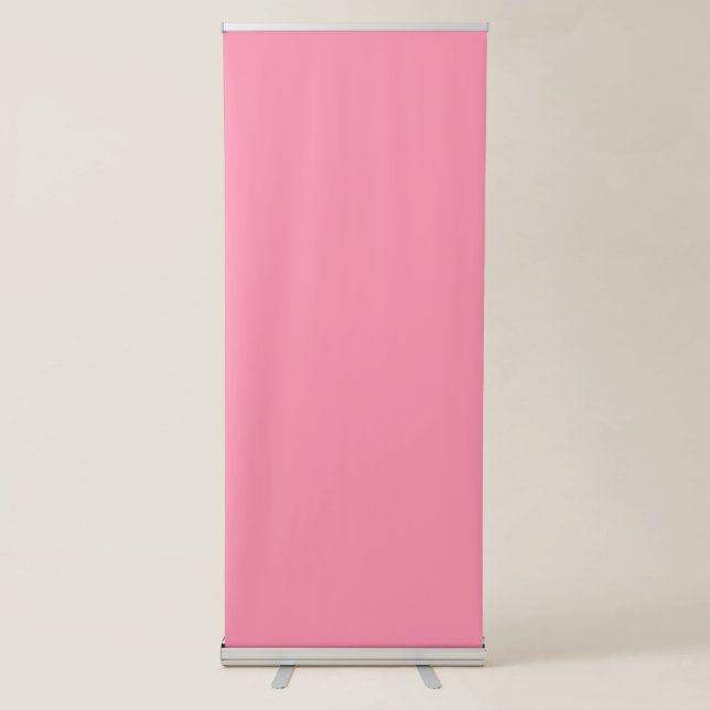 Baker-Miller pink (solid colour) Retractable Banner (Front)
