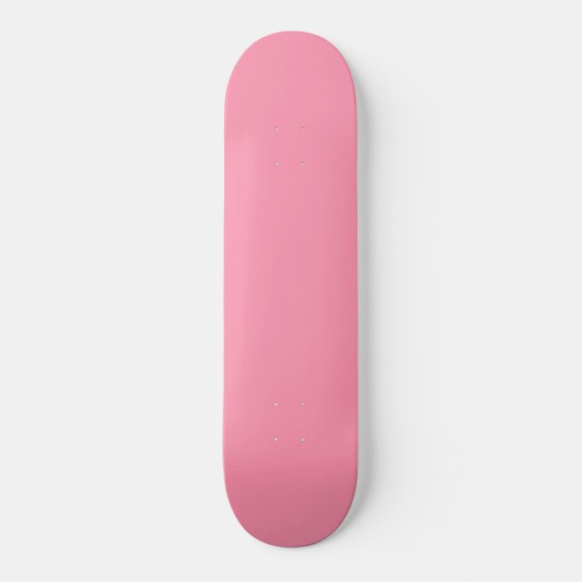 Baker-Miller pink (solid colour) Skateboard (Front)